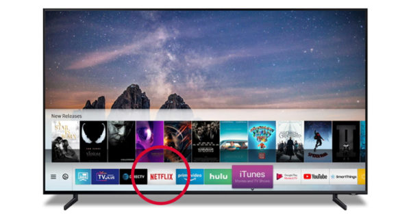 แอป Netflix บนทีวี Samsung