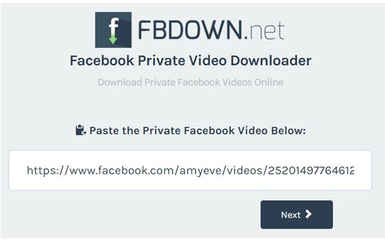 วิธีโหลด FB Private Video ขั้นตอนสุดท้าย