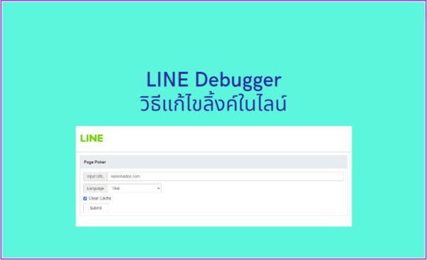 Line Link Debugger (PagePoker) วิธีใช้)